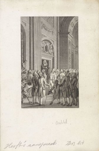 Mayor Hendrik Hooft Danielsz negotiates with the citizens, 1787