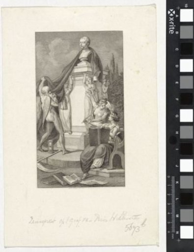 Allegorical representation on the tomb of William V, Prince of Orange-Nassau