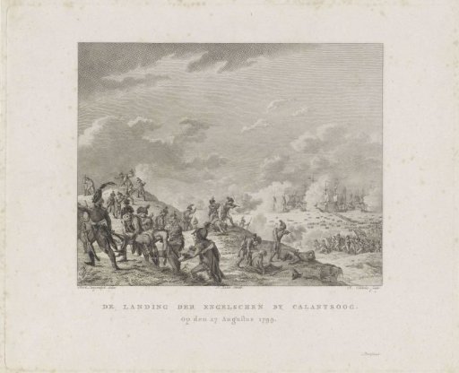Landing of the British at Callantsoog, 1799