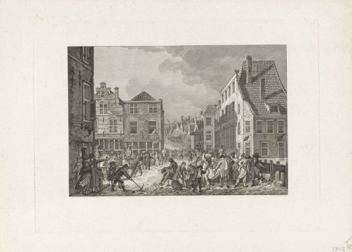 Inhabitants of Gorinchem during the Flood, 1809