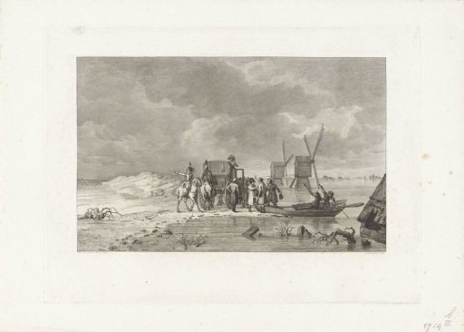 Lodewijk Napoleon on the Dalemse Dike, 1809