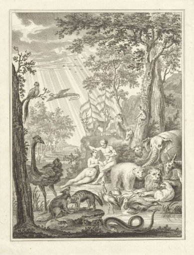 Adam and Eve in Paradise