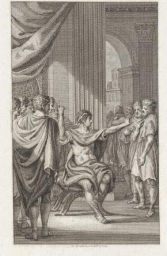 Emperor Augustus Addresses the Courtiers
