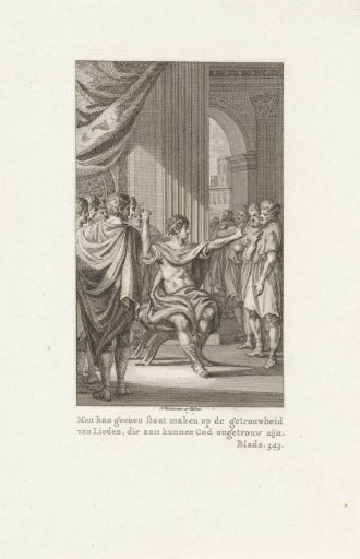 Emperor Augustus Addresses the Courtiers