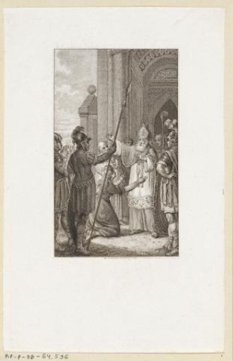 John Chrysostom Surrenders to Soldiers