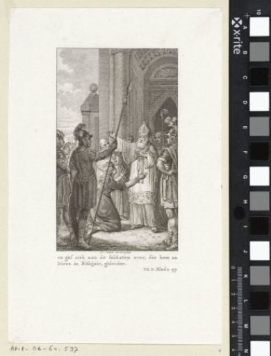 John Chrysostom Surrenders to Soldiers