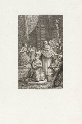 King Clovis Baptized and Anointed by Bishop Remigius