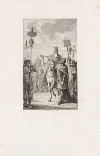 Emperor Louis II Leading the Pope on His Horse
