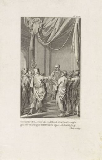 Paul Accused by Tertullus Before Felix