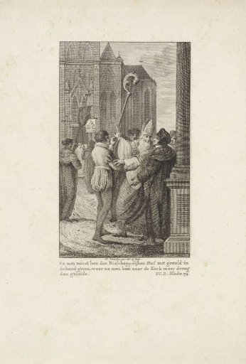 Anselmus is Pressed to Hold the Bishop's Staff