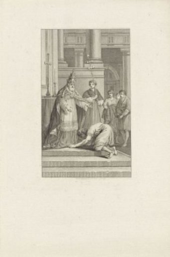 Emperor Frederick I Barbarossa Kisses the Feet of Pope Alexander III