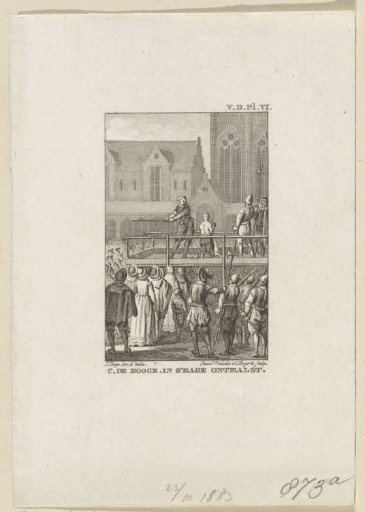 Beheading of the Engraver Cornelis de Hooghe, 1583