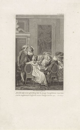A young gentleman introduced to a young lady