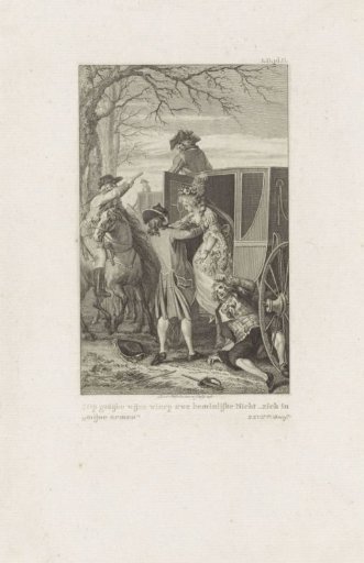 Bustle around a carriage