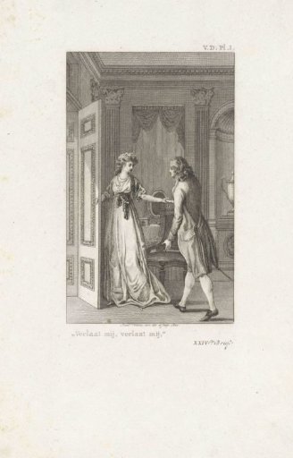 Woman holding the door open for a man