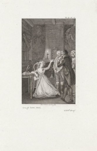 Woman sending a man away from her room