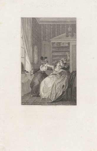 Three young ladies embracing