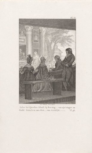 Saartje and Cornelis in a theater