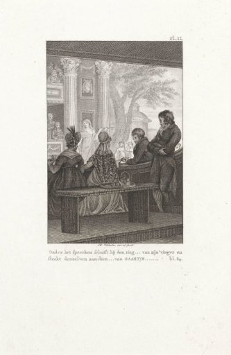 Saartje and Cornelis in a theater