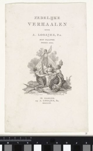 Title page for: A. Loosjes, 'Moral Tales', 1804-1805