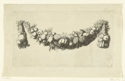 Festoon of leaves and fruit