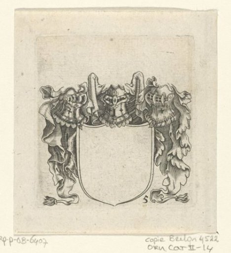 Coat of arms with three helmets