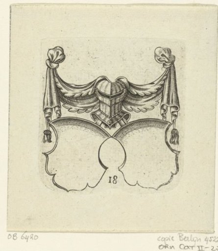 Two coats of arms side by side
