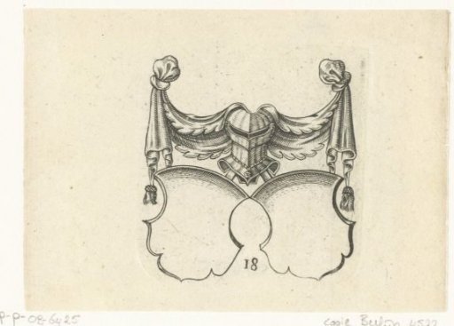 Two coats of arms side by side