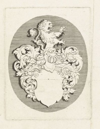 Coat of arms in an oval