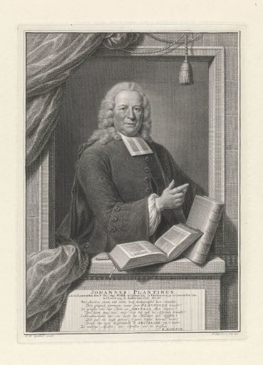 Portrait of Johannes Plantinus at the age of 61
