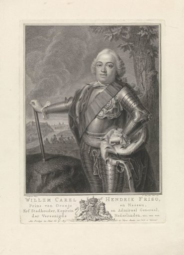 Portrait of Prince Willem IV of Orange-Nassau