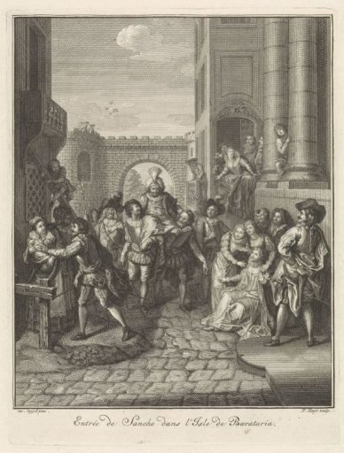 Arrival of Sancho Panza on the Island of Barataria