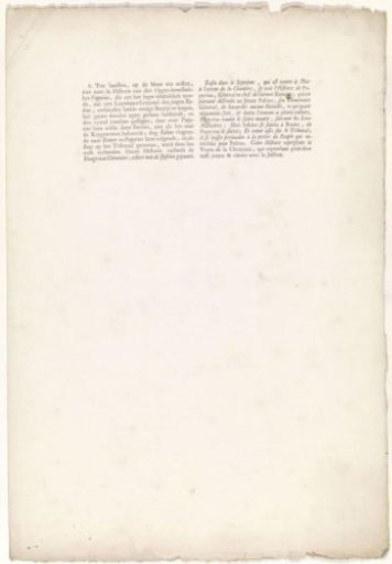 Explanatory text accompanying the print after Lairesse's painting Lucius Papirius Forgives Fabius Maximus