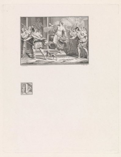 Scene from the Aeneid: Aeneas and a Woman