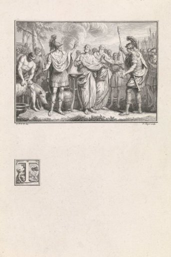 Turnus and Aeneas Prepare for the Duel