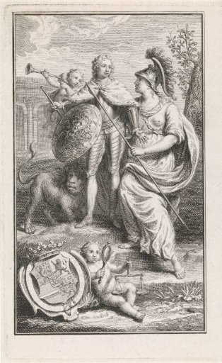 Prince William V of Orange-Nassau Receives Minerva's Shield