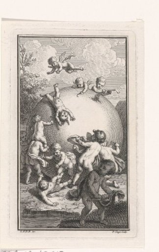 Putti Playing on a Globe