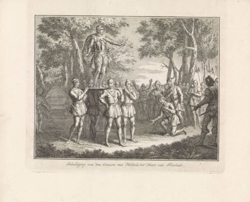 William III invested as Lord of Friesland, 1328