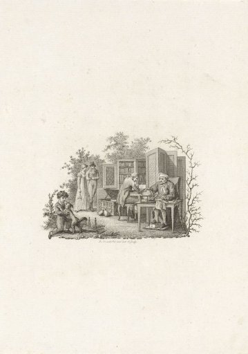 Title page for: A. Loosjes, 'The Man in the Four Ages of His Life', 1809