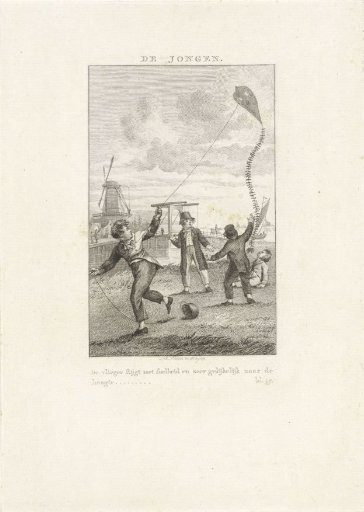 Kite-flying Boy