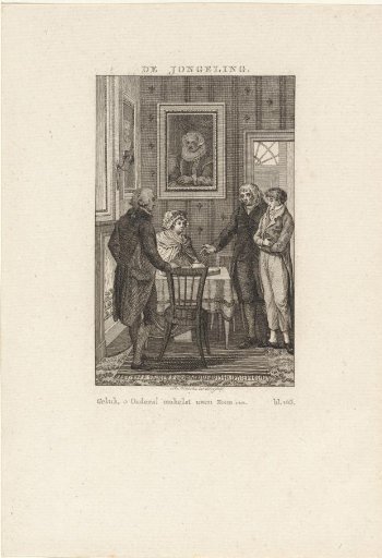 Young Man with His Parents