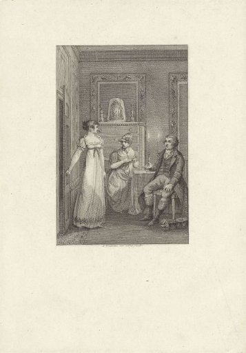 Man and Two Women in a Room