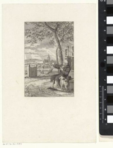 Old Man Gazing Over a Landscape