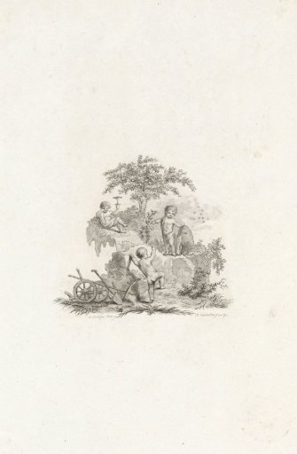 Title page for: Adriaan Pietersz. Loosjes 'Wealth, Middle Class and Poverty', 1803