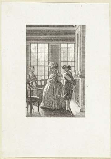 Man Tearing Up a Letter While a Woman Watches