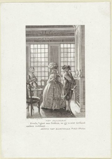 Man Tearing Up a Letter While a Woman Watches