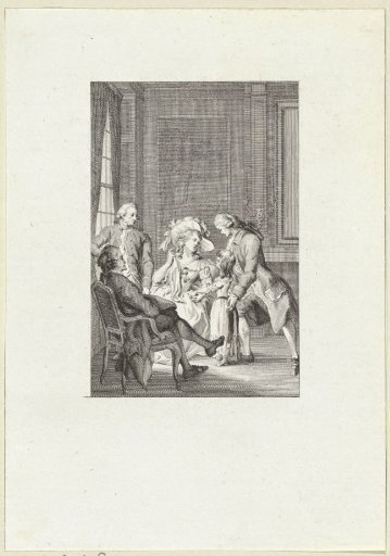 A young child is brought to the mother
