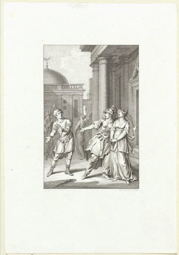 A chained couple is addressed by Clorinde