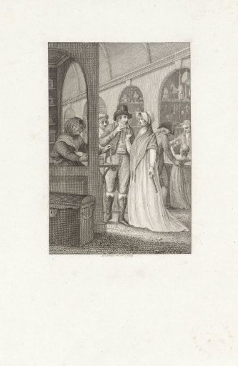 Young Man Offering a Necklace of Pearls to His Beloved
