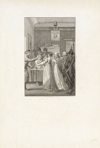 Company with Soldiers Around a Table